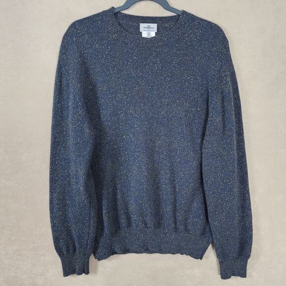 Avon Celli White Baby Camel Italy Mens Size 50 (US Large) crew neck sweater Prep - Picture 1 of 16